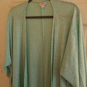 Lularoe Lindsey small mint green ribbed